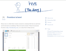 Tablet Screenshot of blog.hive.pt