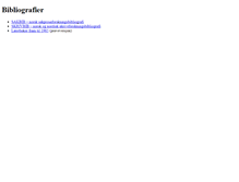 Tablet Screenshot of bibliografi.hive.no