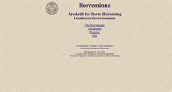 Desktop Screenshot of borreminne.hive.no